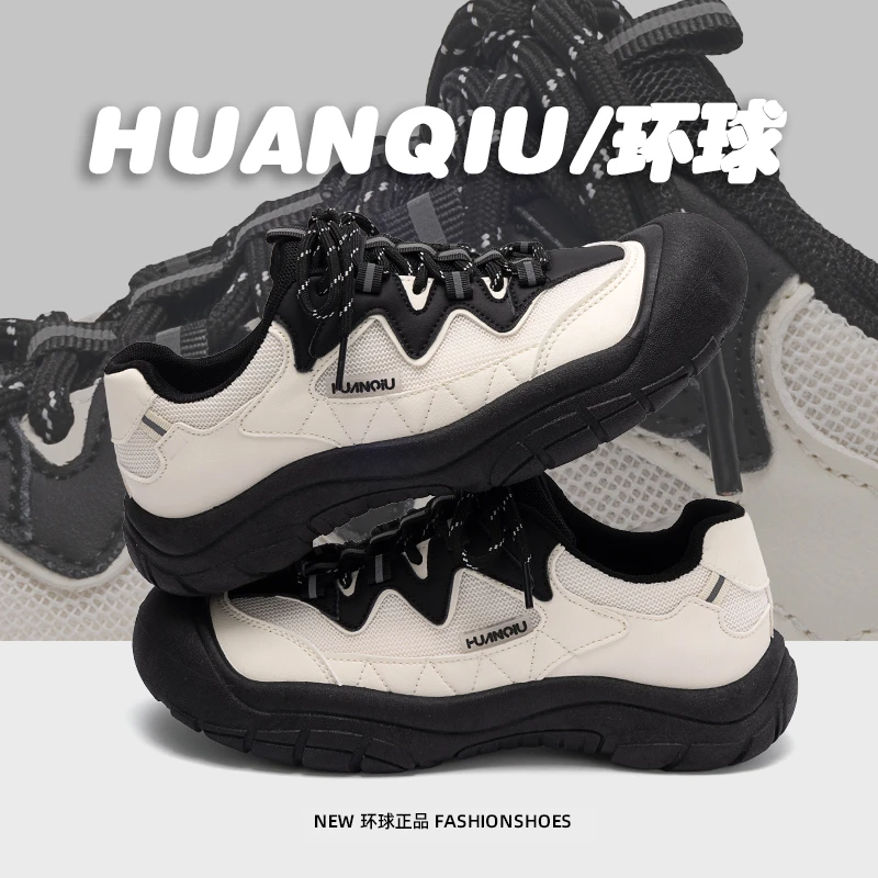 环球潮款小白鞋男2025春季新款小众原创软底休闲鞋ins潮百搭板鞋