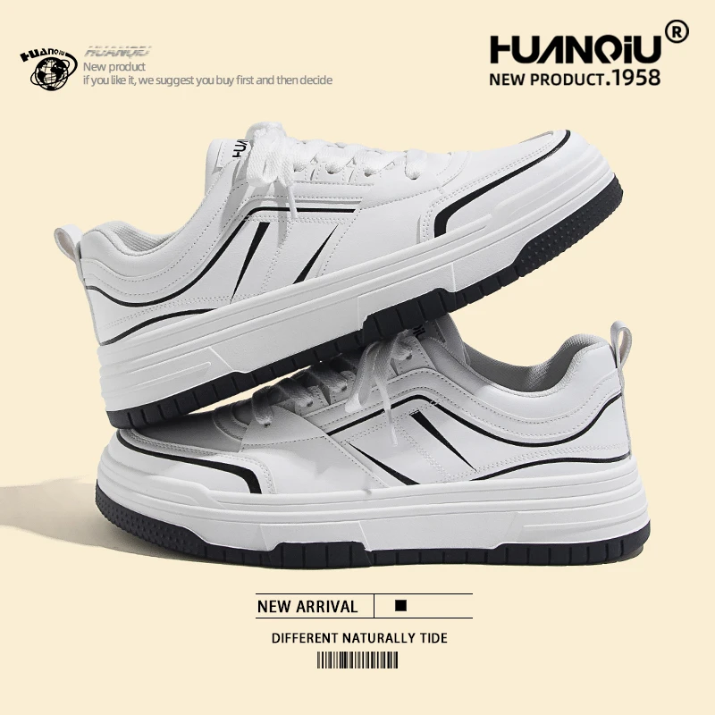 环球男鞋2023新款春季透气轻便休闲运动鞋男ins潮流百搭韩版板鞋