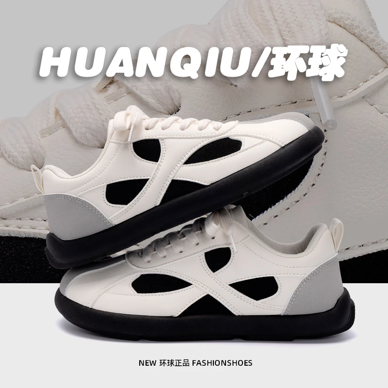 环球小众设计感板鞋女2025春季新款学生韩版女鞋潮流百搭休闲鞋子
