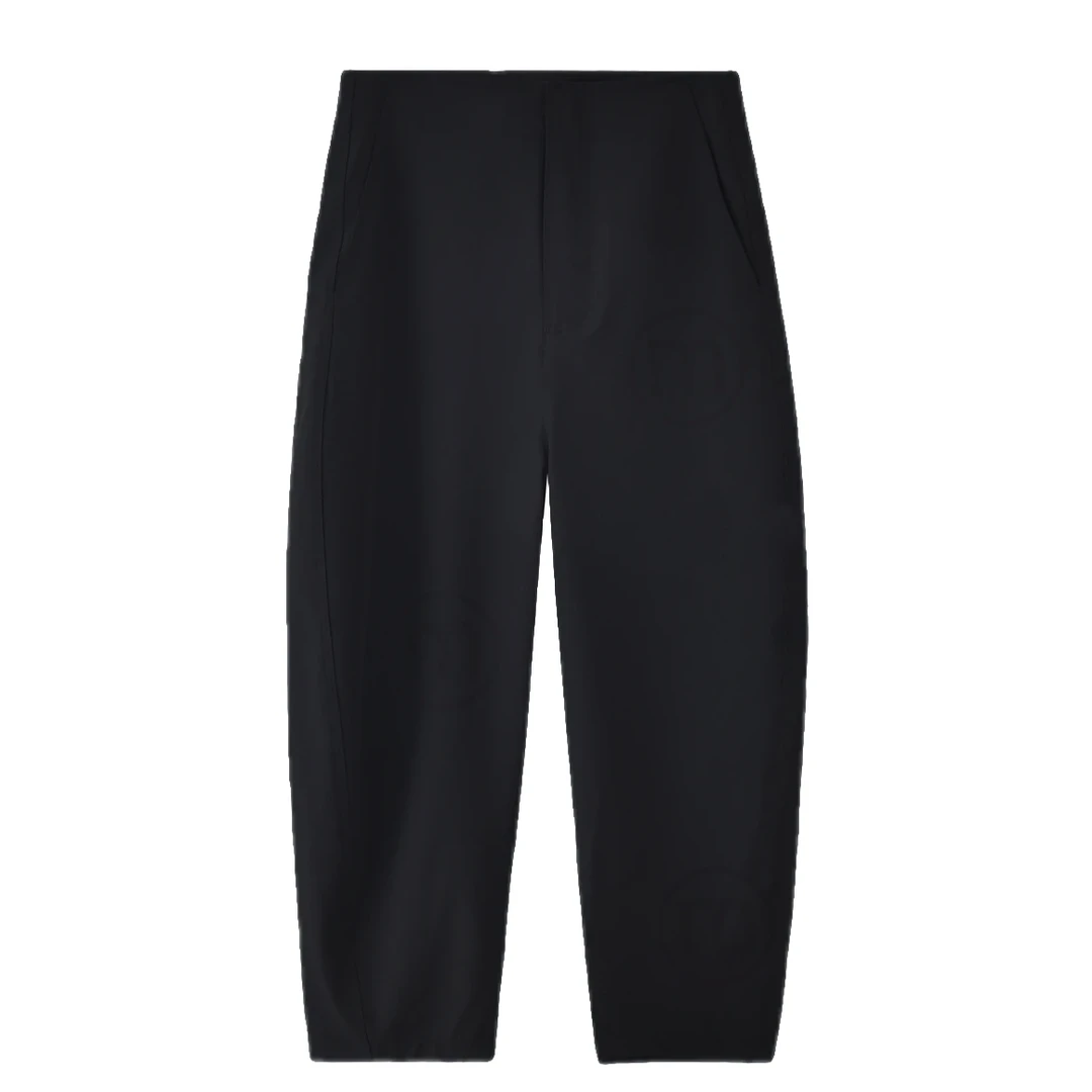 【萌小木studio】休闲弯刀裤遮腿显瘦