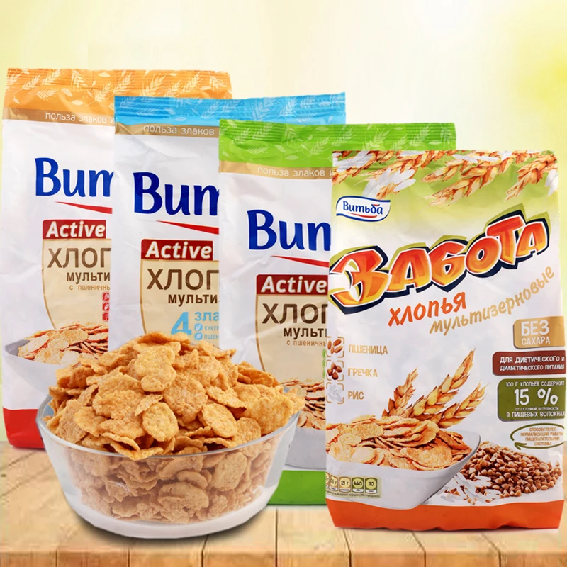 白俄罗斯进口Vitba谷物混合麦片饱腹食品250g袋装*3袋