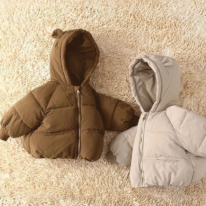 2023新款婴儿棉衣冬季加厚保暖男女宝宝棉服连帽秋冬韩版儿童外套