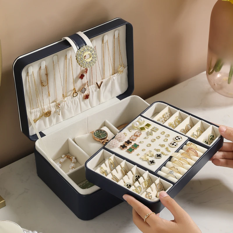 首饰盒/箱 【粉丝专享】公主欧式大容量饰品收纳韩国耳环戒项链整理