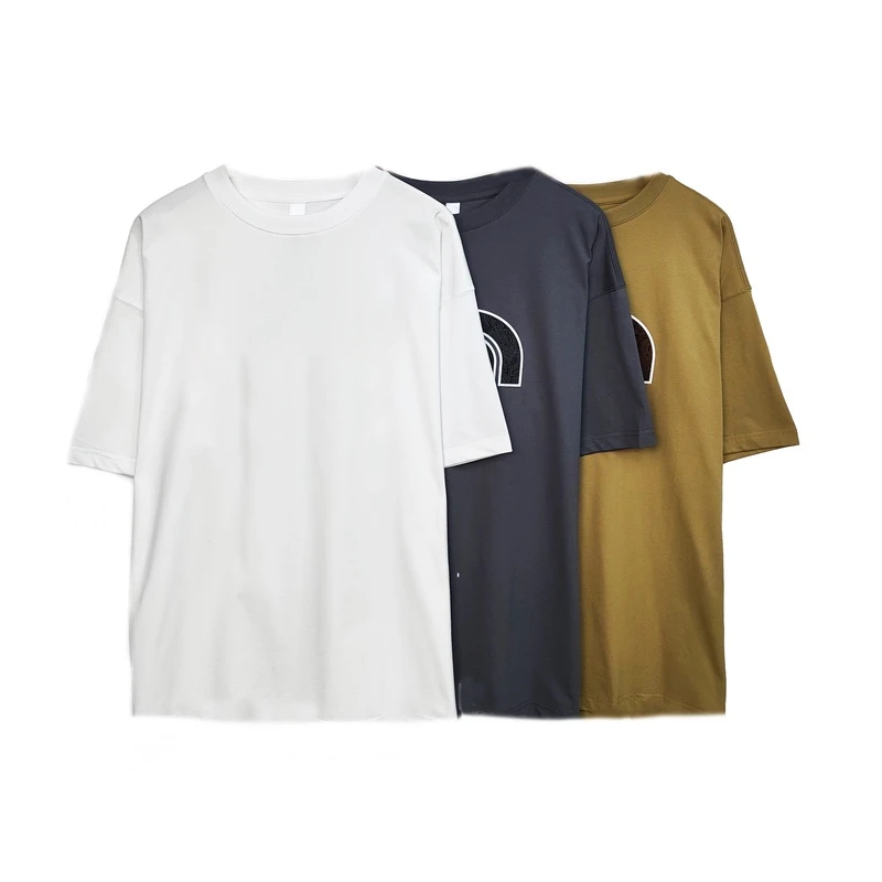夏季新款宽松时尚百搭舒适透气印花字母潮流款短袖圆领T恤23343
