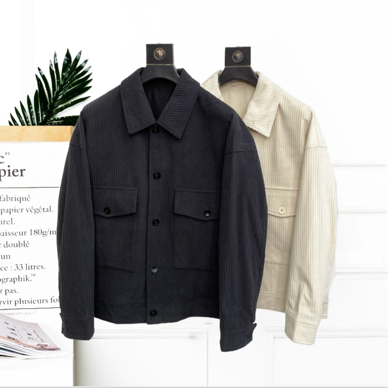 2023年新款男士灯芯绒休闲夹克211087