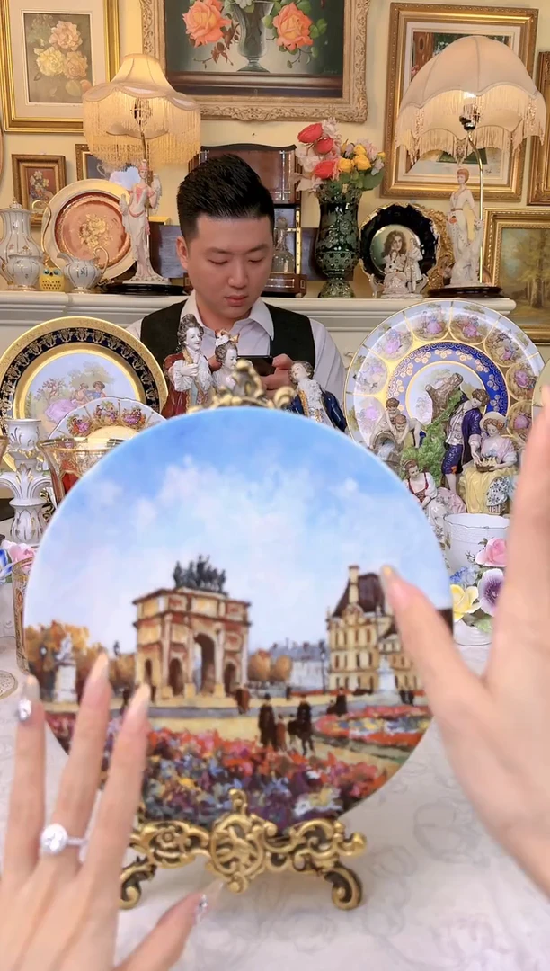 【闪购商品】骨瓷摆件2258八件套