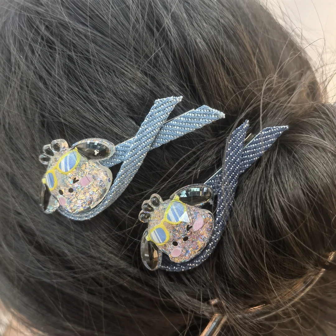 A471帕恰狗牛仔边夹一对