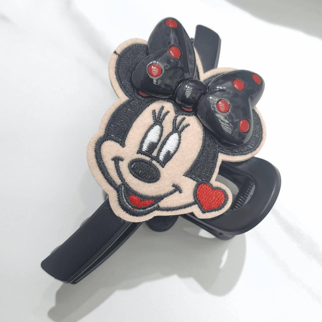 B560(满9.9包邮)大米妮头蝴蝶结AB面大抓夹