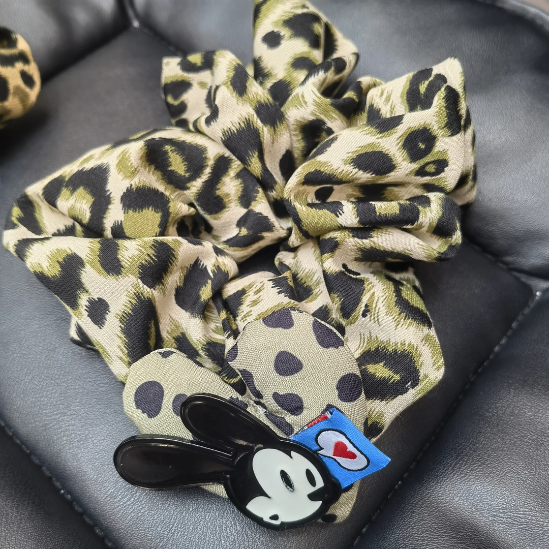 B065绿色豹纹波点爱心长耳朵米奇大肠圈