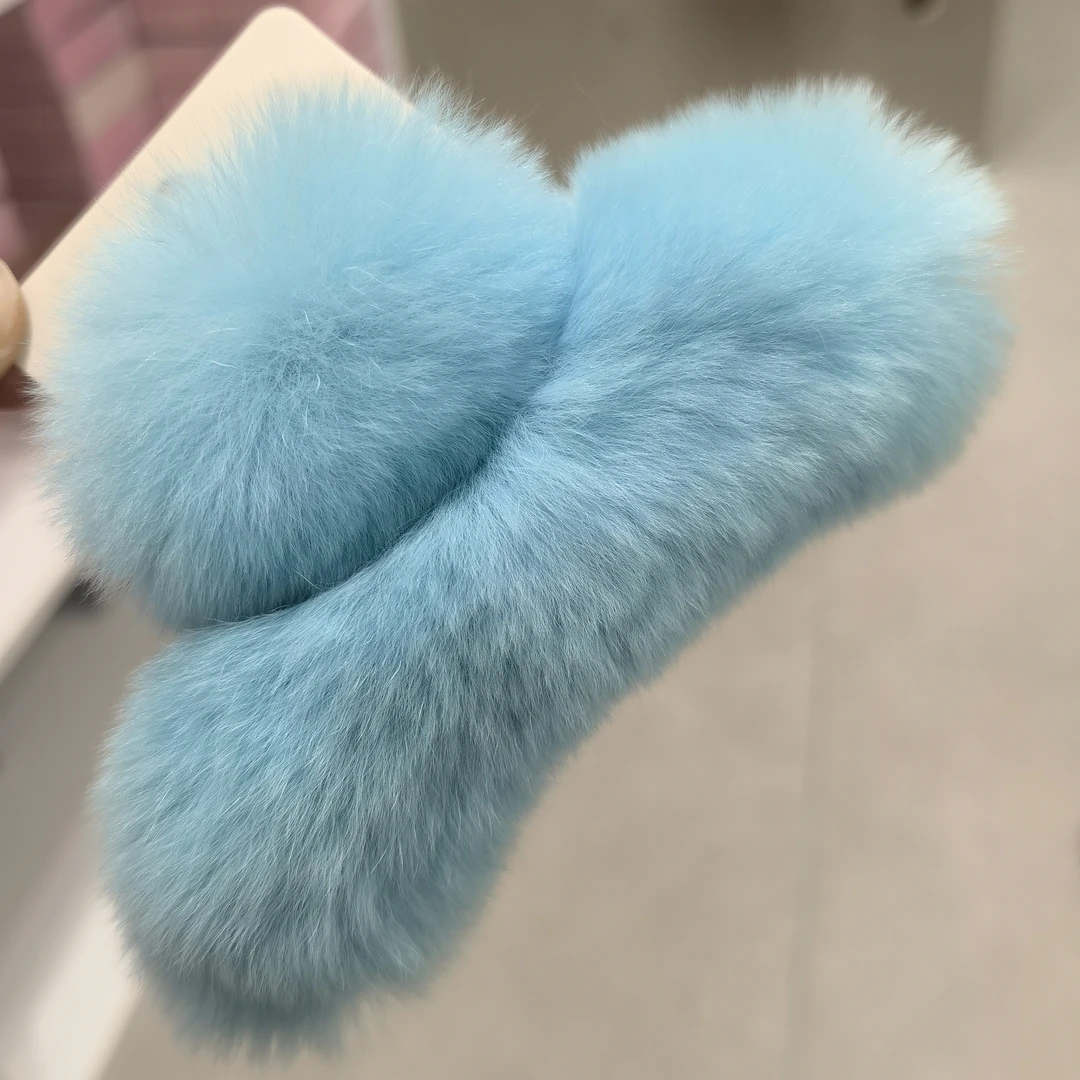 B036蓝色毛毛抓夹