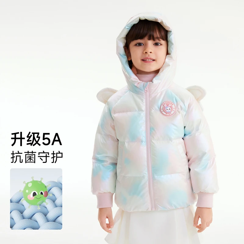 波司登2023年女童短款时尚童趣冬季保暖羽绒服T30143132轻暖感