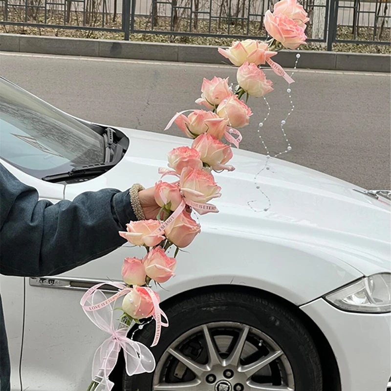 一米长粉玫瑰花束鲜花速递同城北京上海广州女友生日全国配送花店