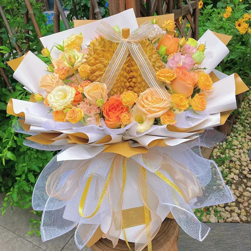 鲜花速递同城配送生日榴莲水果花束女友闺蜜北京上海深圳广州长沙