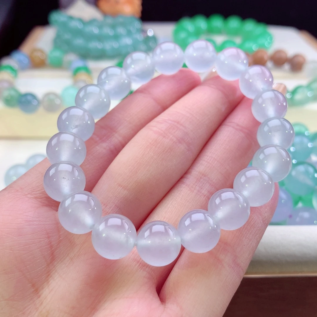翡翠手链未镶嵌卡10mm