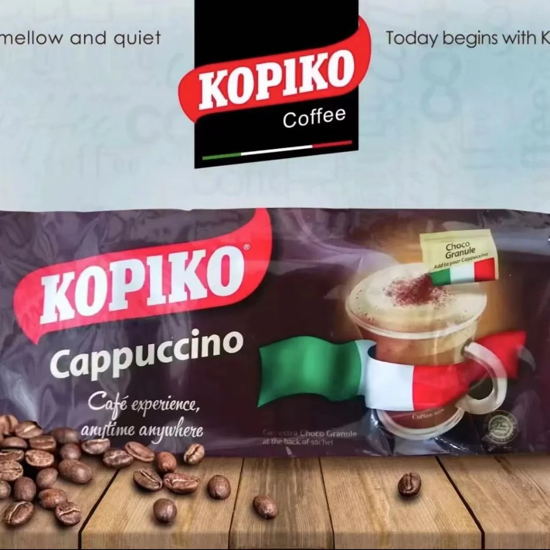 印尼原装进口Kopiko可比可卡布奇诺咖啡30/900g三合一