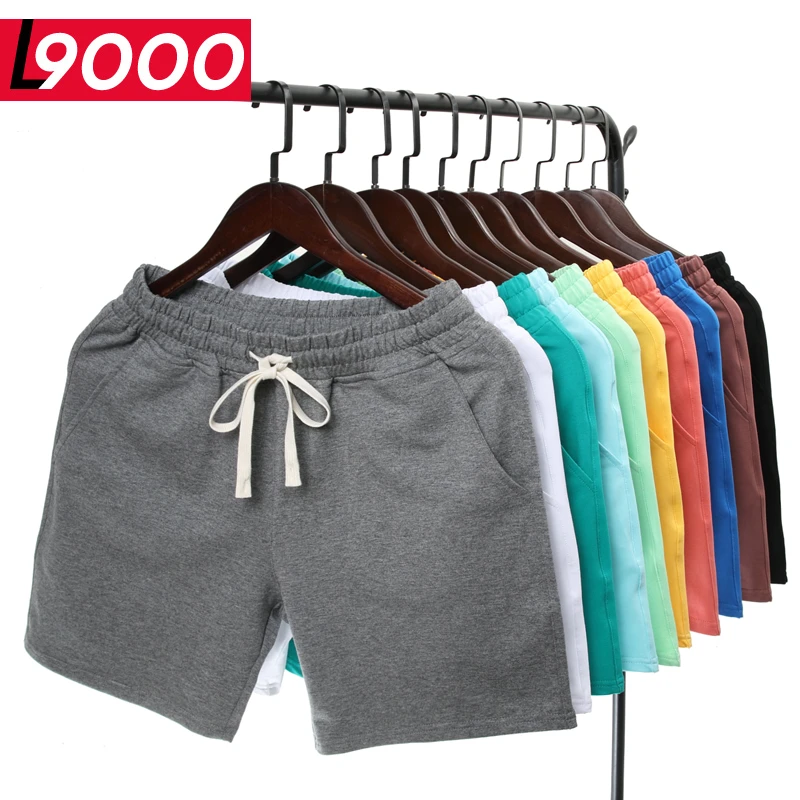 纯棉运动裤男士夏季健身打球跑步四分裤 宽松抽绳百搭潮流4分短裤