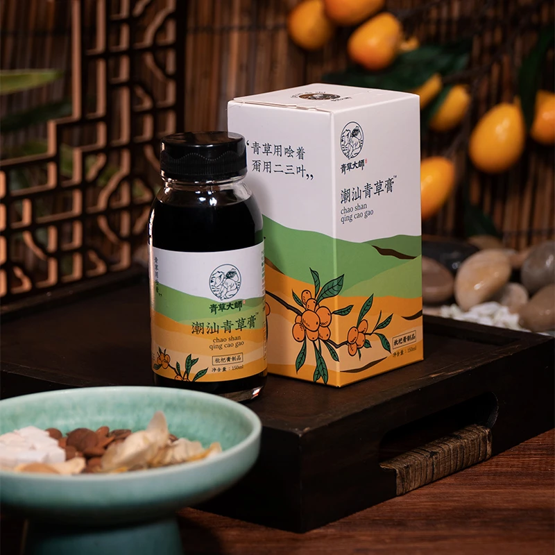 潮汕青草膏150ml传统食用冲调清甜口感饮用罐装