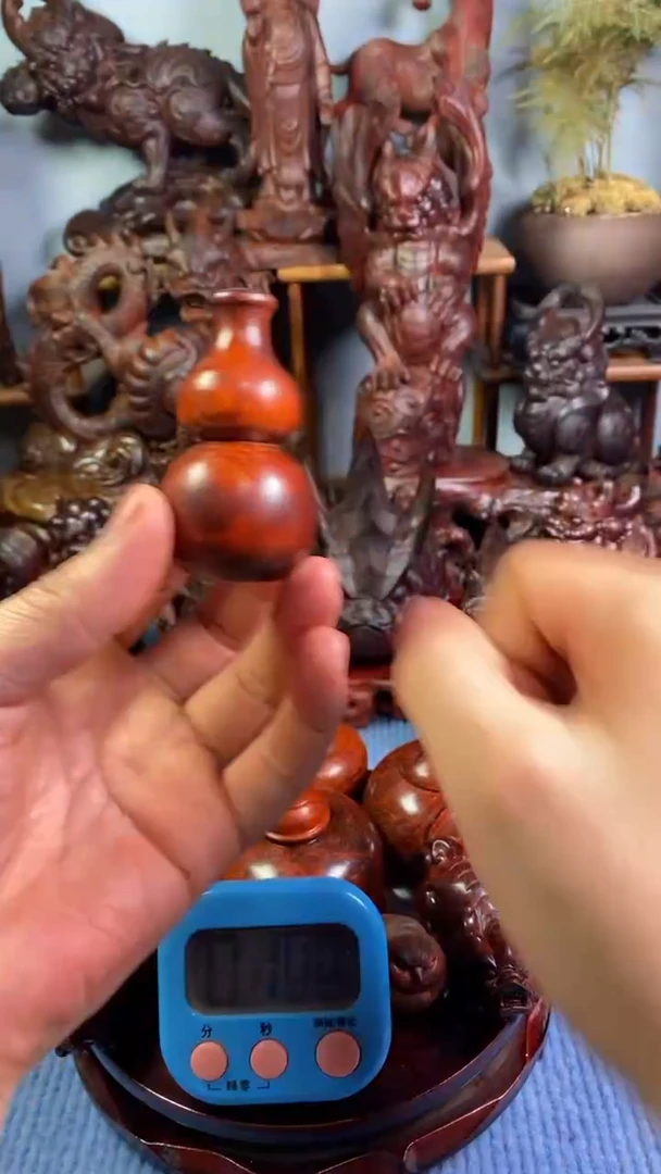 【闪购商品】檀木印度小叶紫檀葫芦微瑕