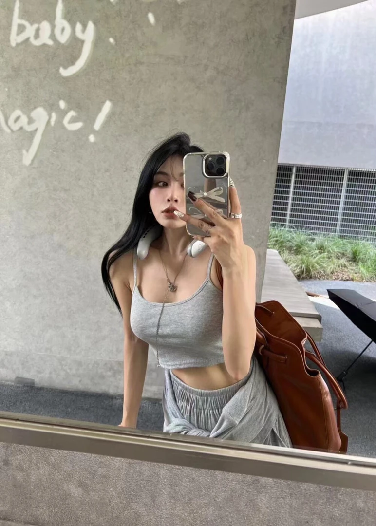 螺纹休闲三件套装