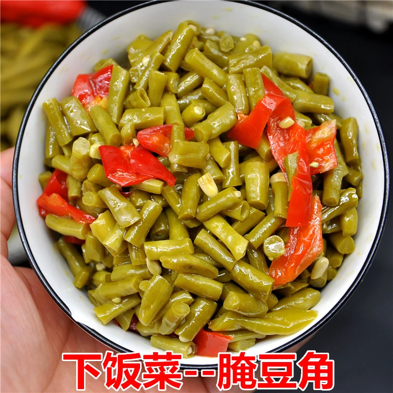 农家下饭菜咸菜咸豆角咸豇豆辣椒手工腌制老坛泡菜高杆白雪里蕻