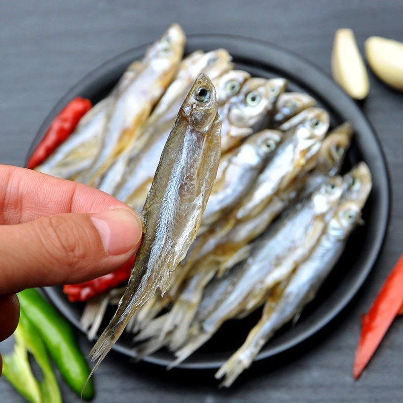 安徽特产小号咸鱼干刁子鱼白条鱼干农家特产河鱼干腌制不苦去鳞