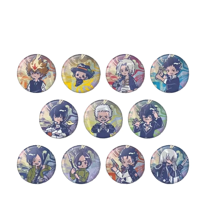 【代拆】家庭教师 Reborn Q版 战斗 闪 吧唧 全11种【盲盒 默认初伤】