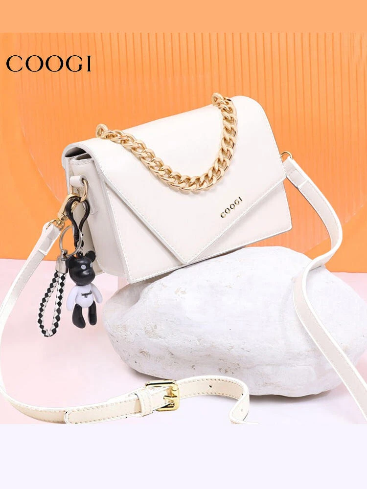 COOGI女士夏季包包新款轻奢高级斜挎包时尚百搭小方包送女友礼物