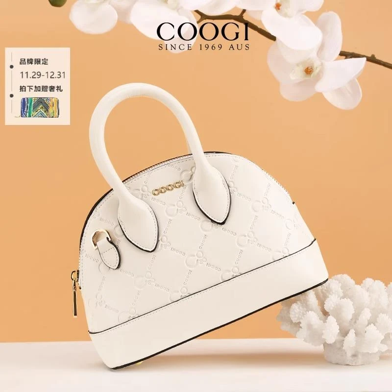 COOGI库奇包包女2023冬季新款高级手提单肩斜挎包时尚轻奢小方包
