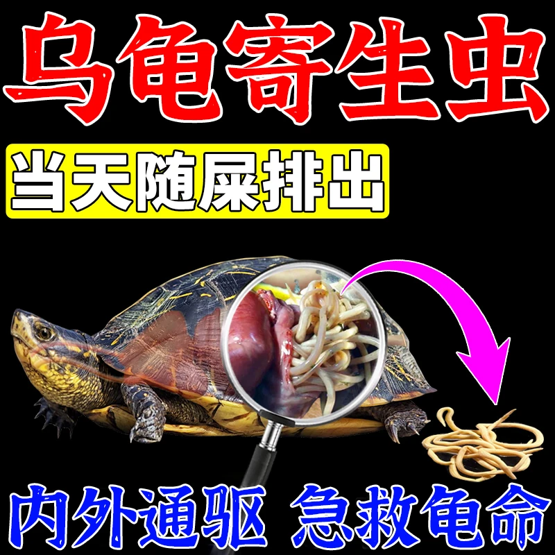 乌龟驱虫体内寄生虫肠虫清乌龟厌食腹泻线虫乌龟营养补充剂