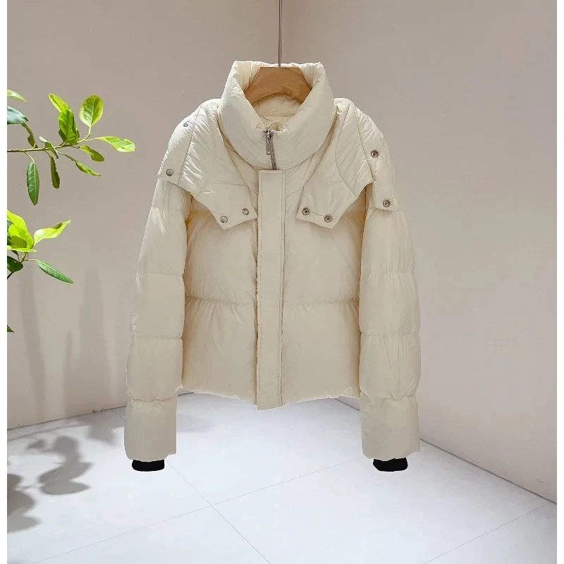 无印心匠短款~ 白鸭绒外套&冬季羽绒服Y18965-1