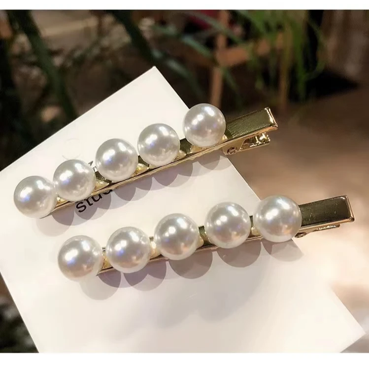 F1631 发夹女复古一字夹ins发卡边夹刘海夹百搭韩版