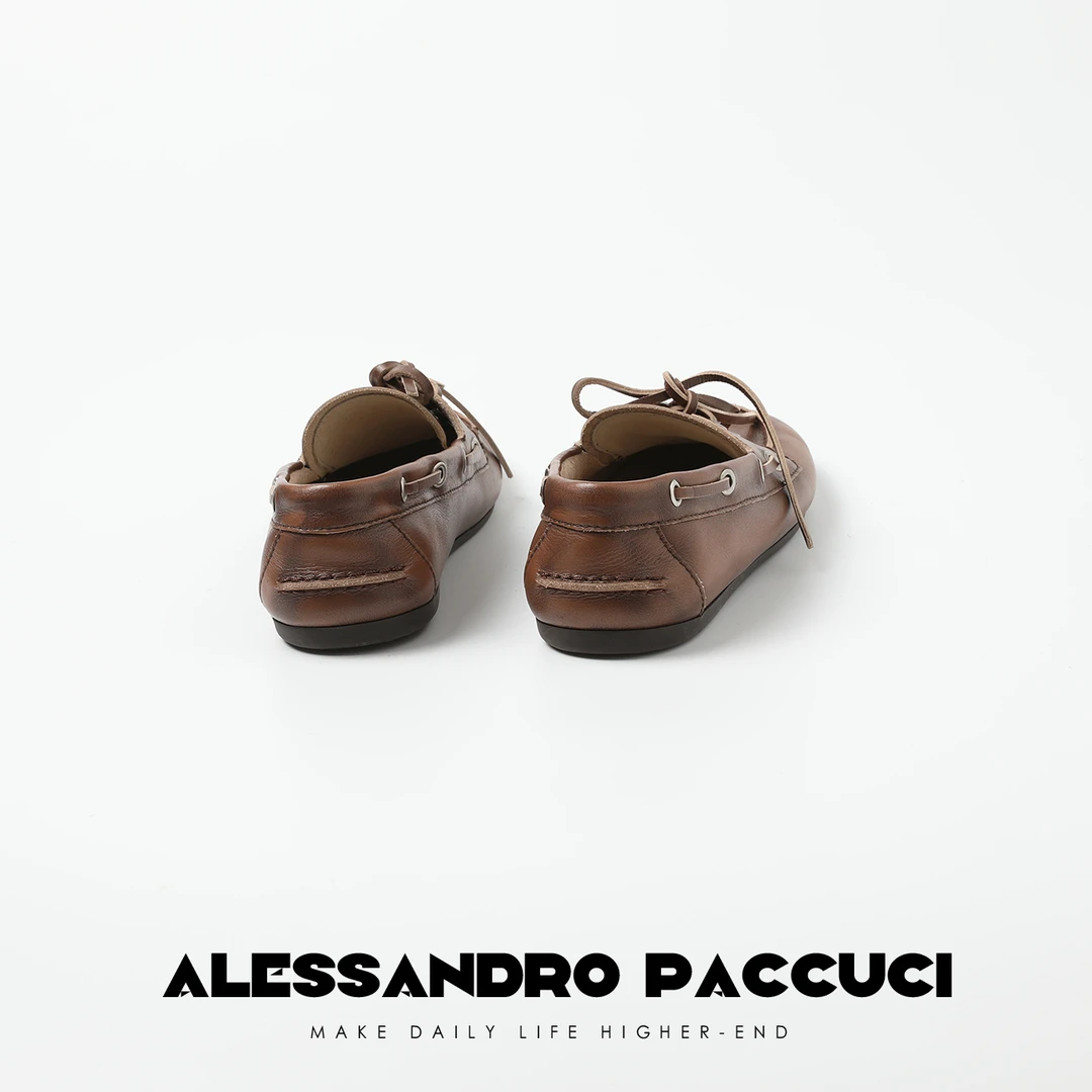 【孤品特价不退换】洛哥42018XD做旧乐福鞋擦色单鞋