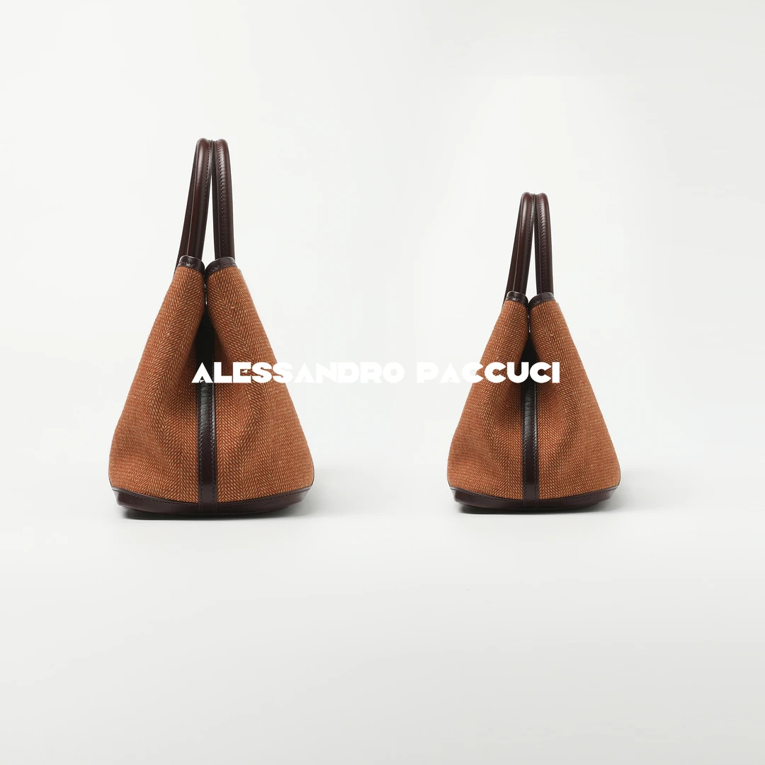 AP洛哥43158BT【花园包】牛皮拼色轻便休闲百搭手提包