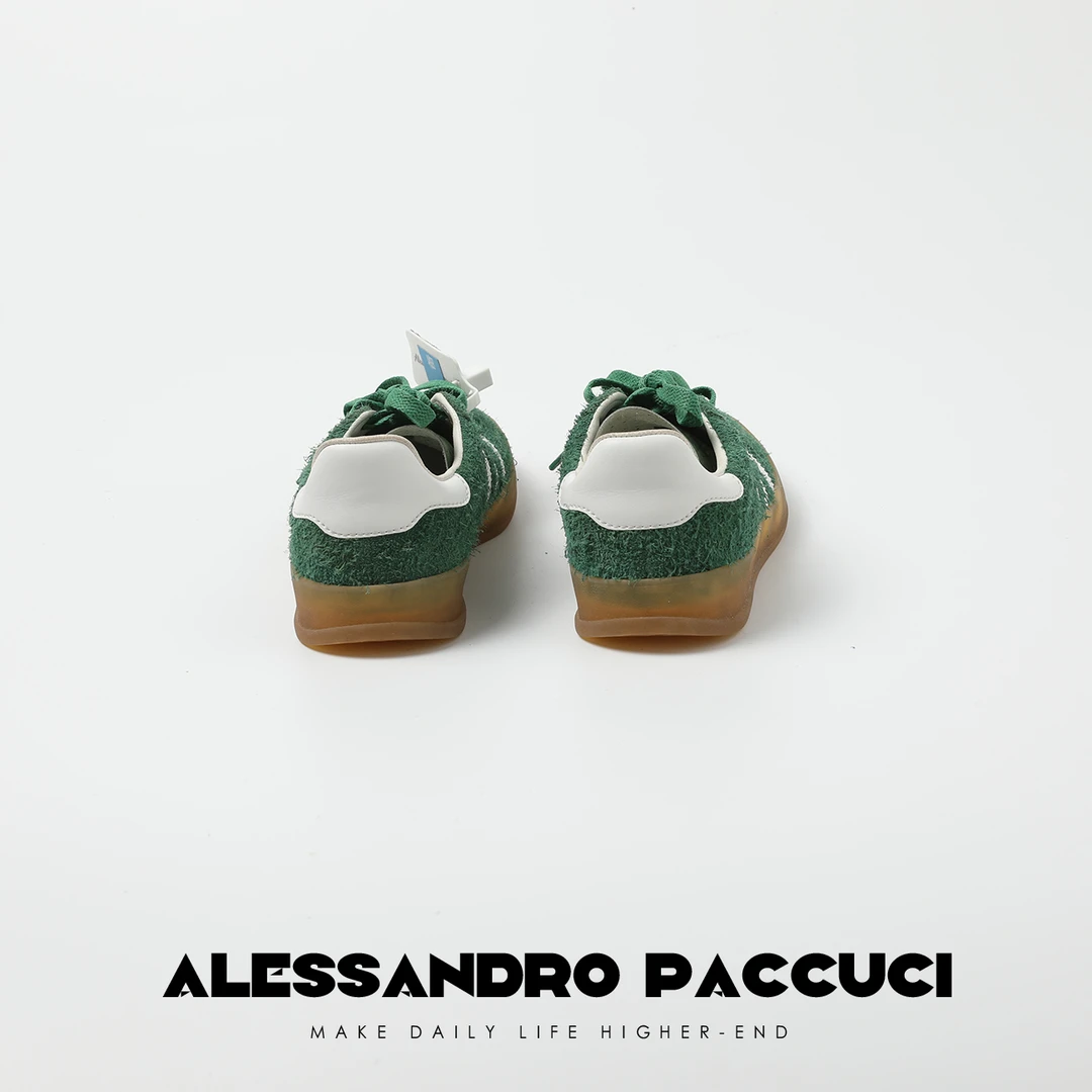 AP洛哥25097X长绒牛反革T头多色时尚百搭真皮经典运动鞋板鞋