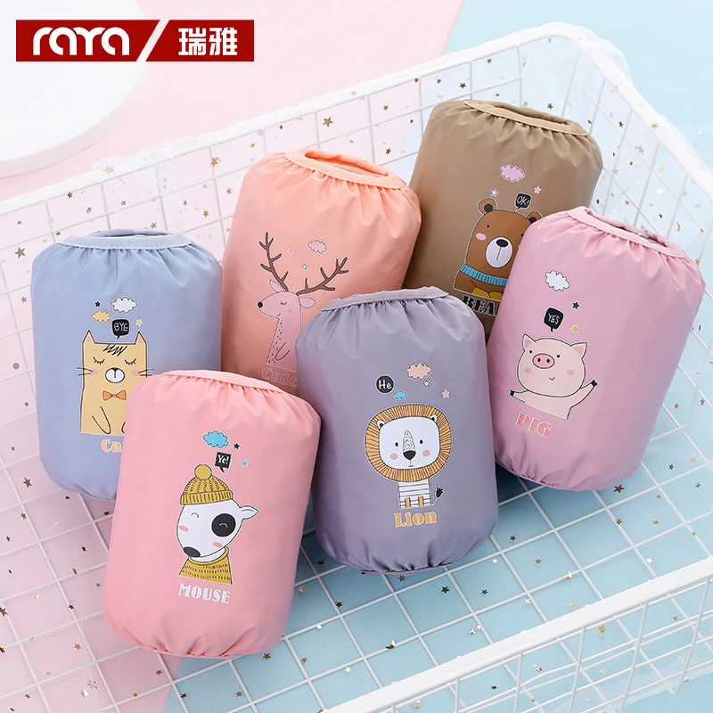 儿童防水袖套中大童学生防污套袖短款卡通袖头秋冬男女童可爱护袖