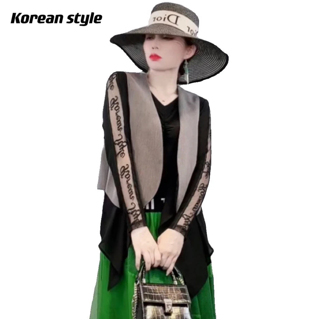 【koreanstyle】2619高定韩版时尚拼接四种穿法秋冬百搭气质马甲