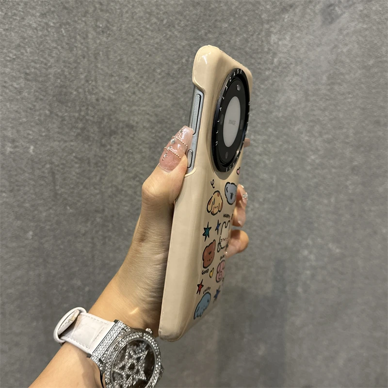 华为mate60pro手机壳星星动物卡通头像60pro+甜酷创意个性高级感