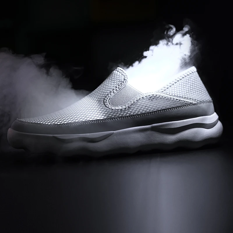 2024夏季网布鞋男款男士休闲百搭透气厚底增高青少年外穿跑步轻便