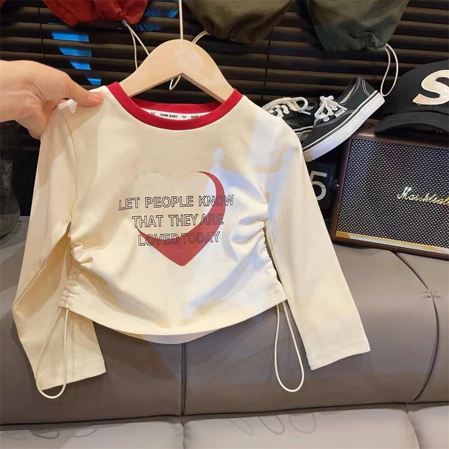 HHkids女童长袖春装2024洋气儿童网红时髦工装运动上衣GTZ215