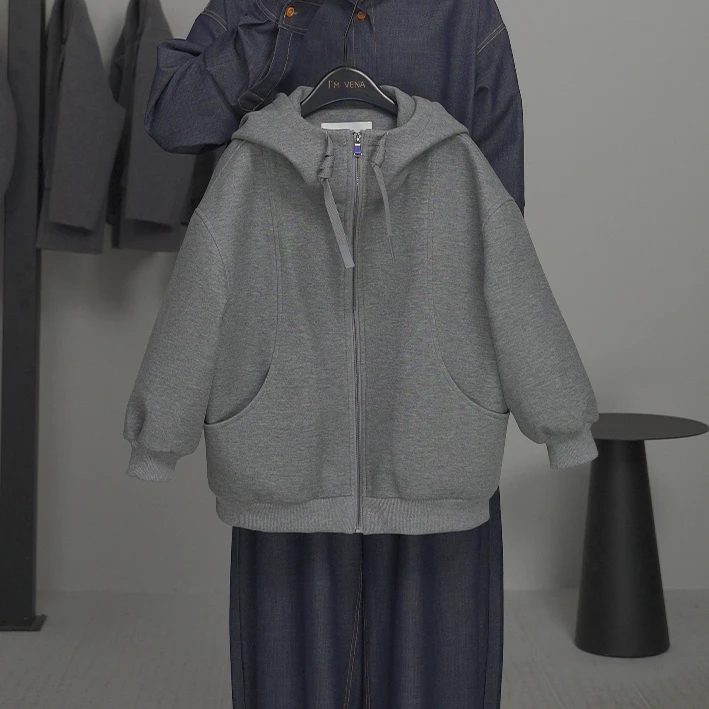 I'm Vena【现货】<为止>男童女童中性冬款外套翻领冬加绒39A3632