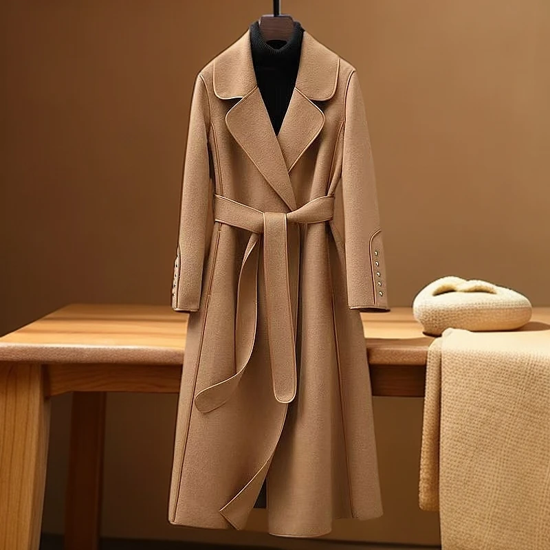 (600-690)【找对应编码下单】中长款气质双面呢性价比断码清仓女装