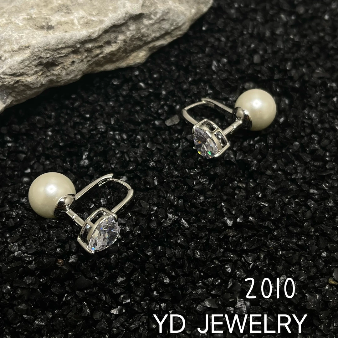 铜合金耳饰 YD-1343-时尚气质珠珠耳饰