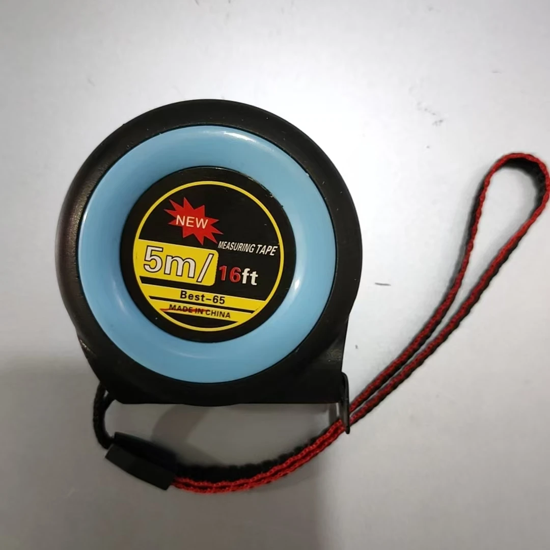 高精度自锁钢卷尺5米加厚耐磨防摔家用盒尺