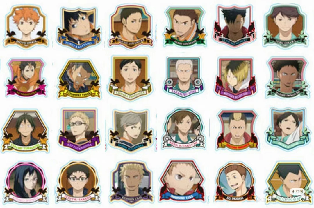 【现货】排球少年 vbr 亚克力吧唧 【盲盒】