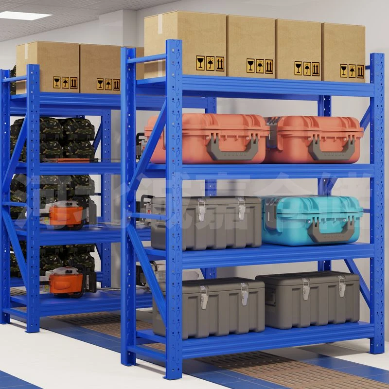 仓储货架落地多层仓库房铁架子快递超市储物展示置物架