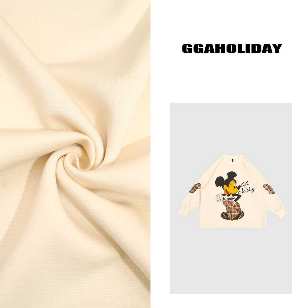 25新款轻奢高级感美式街头设计复古立体5D印花时尚休闲卫衣151025