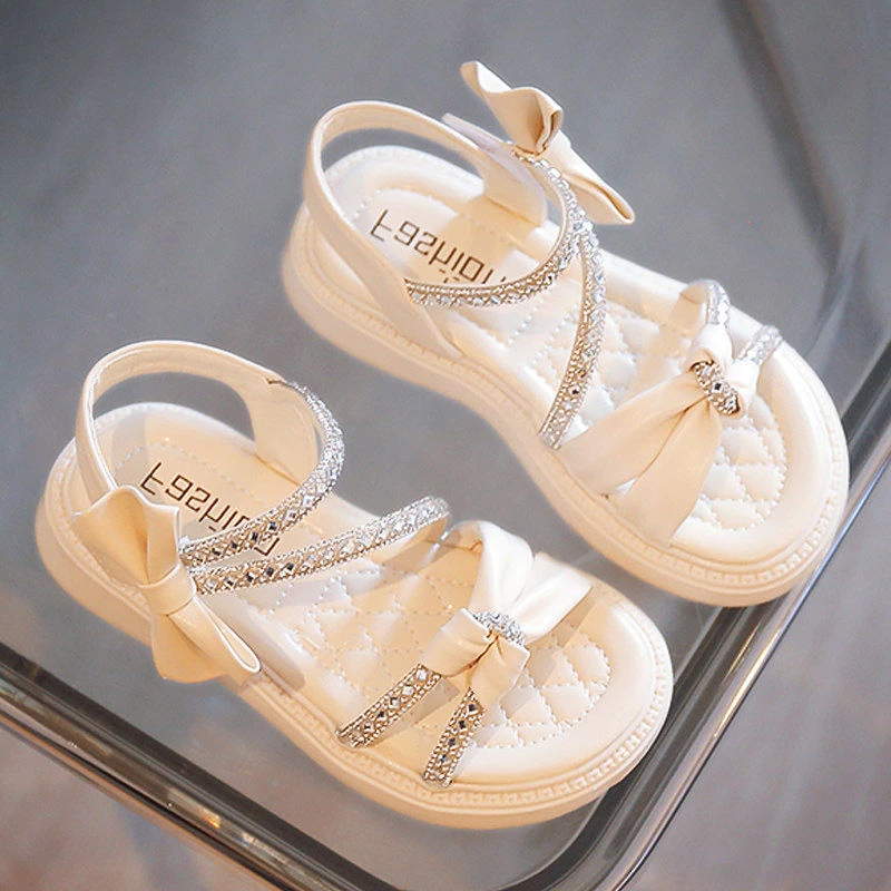 ABC女童鞋儿童公主凉鞋夏中大童小女孩软底时尚网红仙女鞋