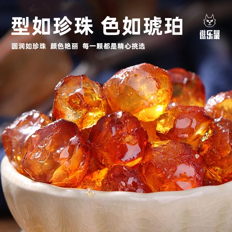 谯乐聚营养自然无杂质 老树桃胶人工修剪可搭配爽滑优质桃胶100g