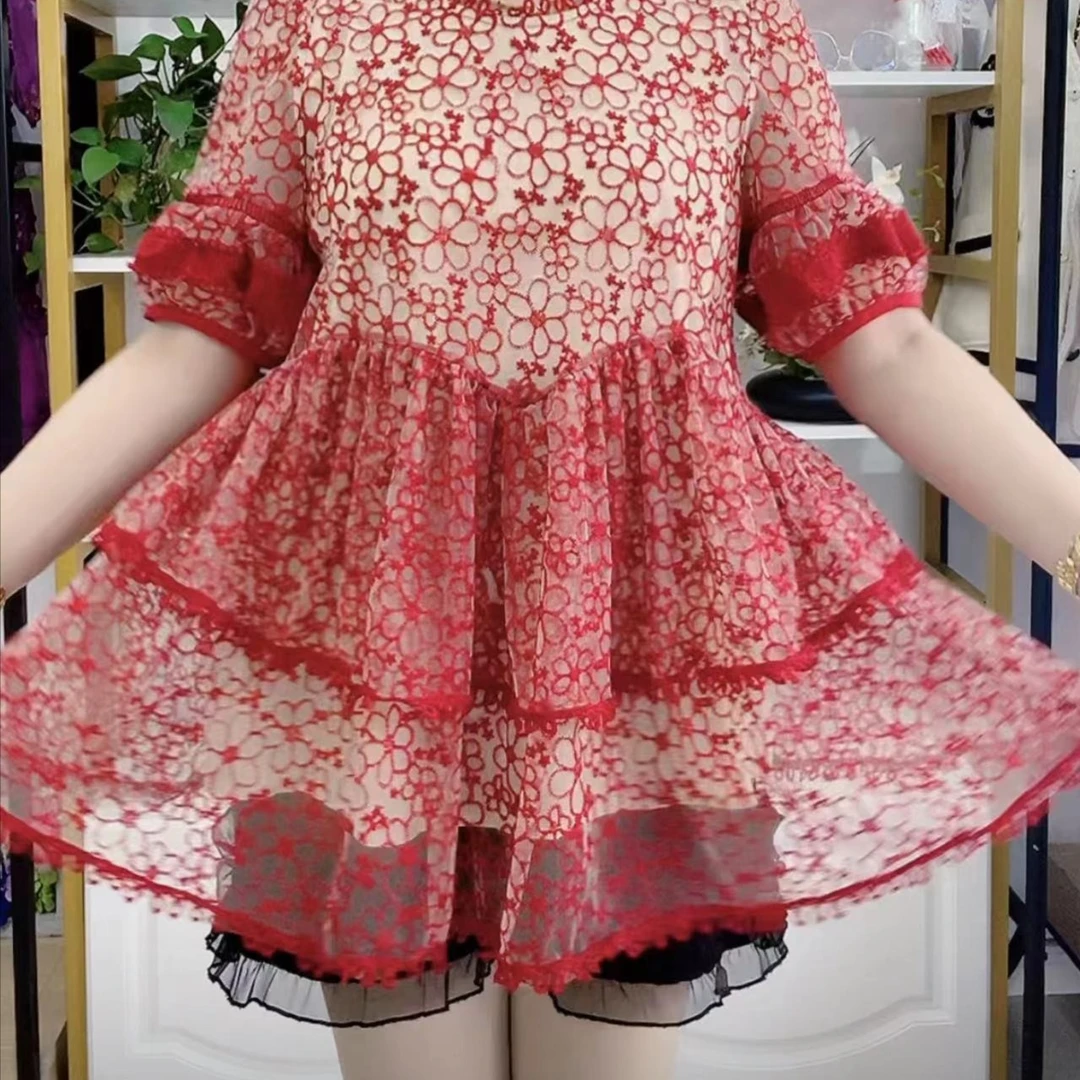 913000夏季新款时尚刺绣衫