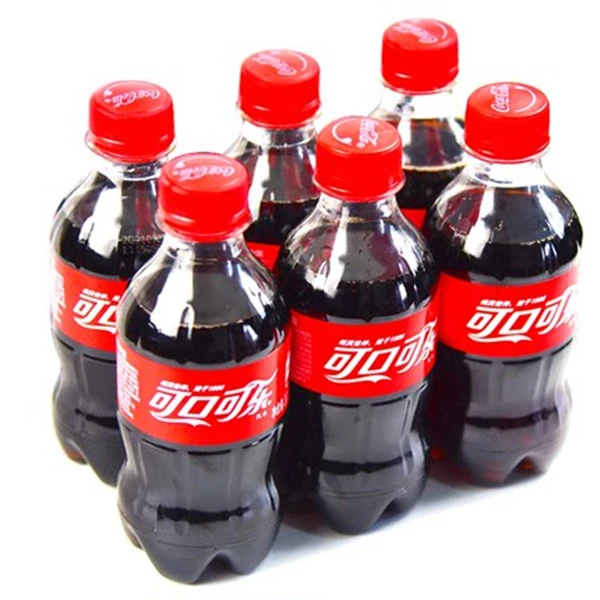 可乐原味经典冰爽饮料300ML*6瓶瓶装即饮汽水碳酸饮料